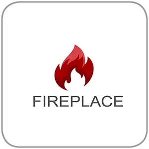 Fireplace tv channel logo